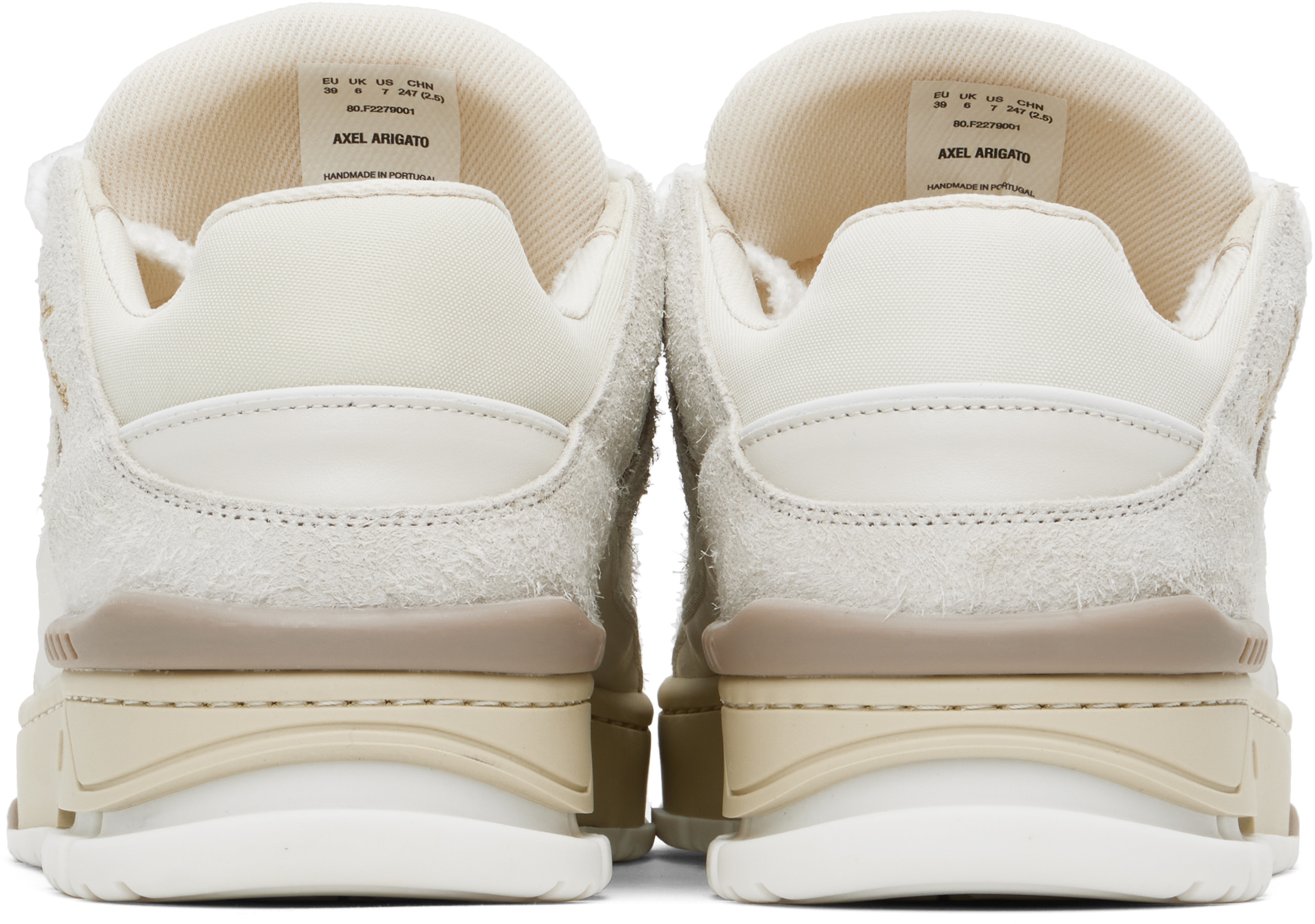 Axel Arigato Beige Area Lo Fluffy Sneakers