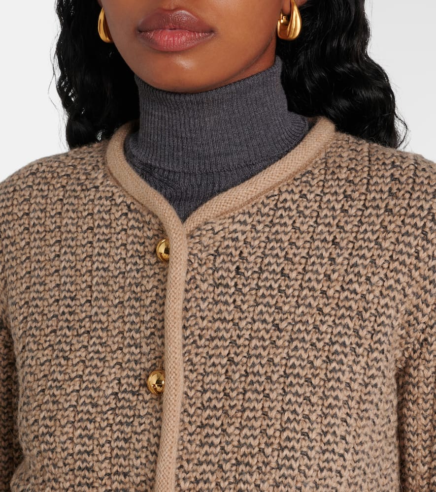 Wool and alpaca cardigan