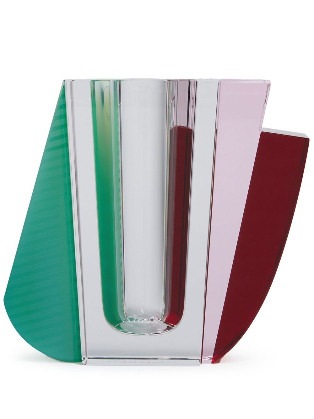 Rayleigh crystal vase (12.7cm) - Green