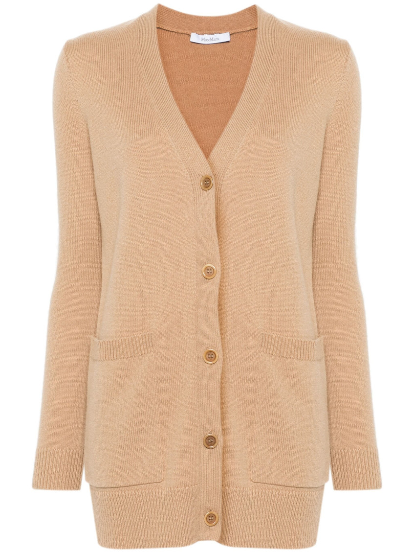 Light Brown Villar Wool Cardigan
