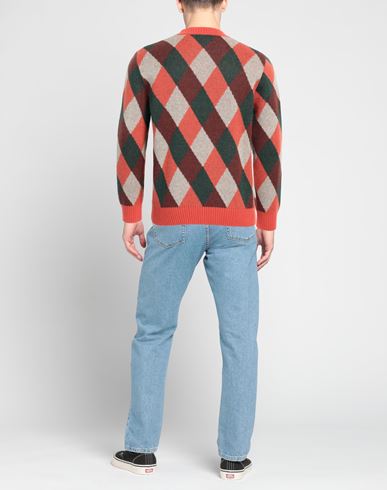 Man Sweater Orange