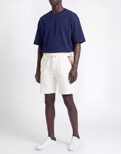 Man Shorts & Bermuda Shorts White Size M Cotton
