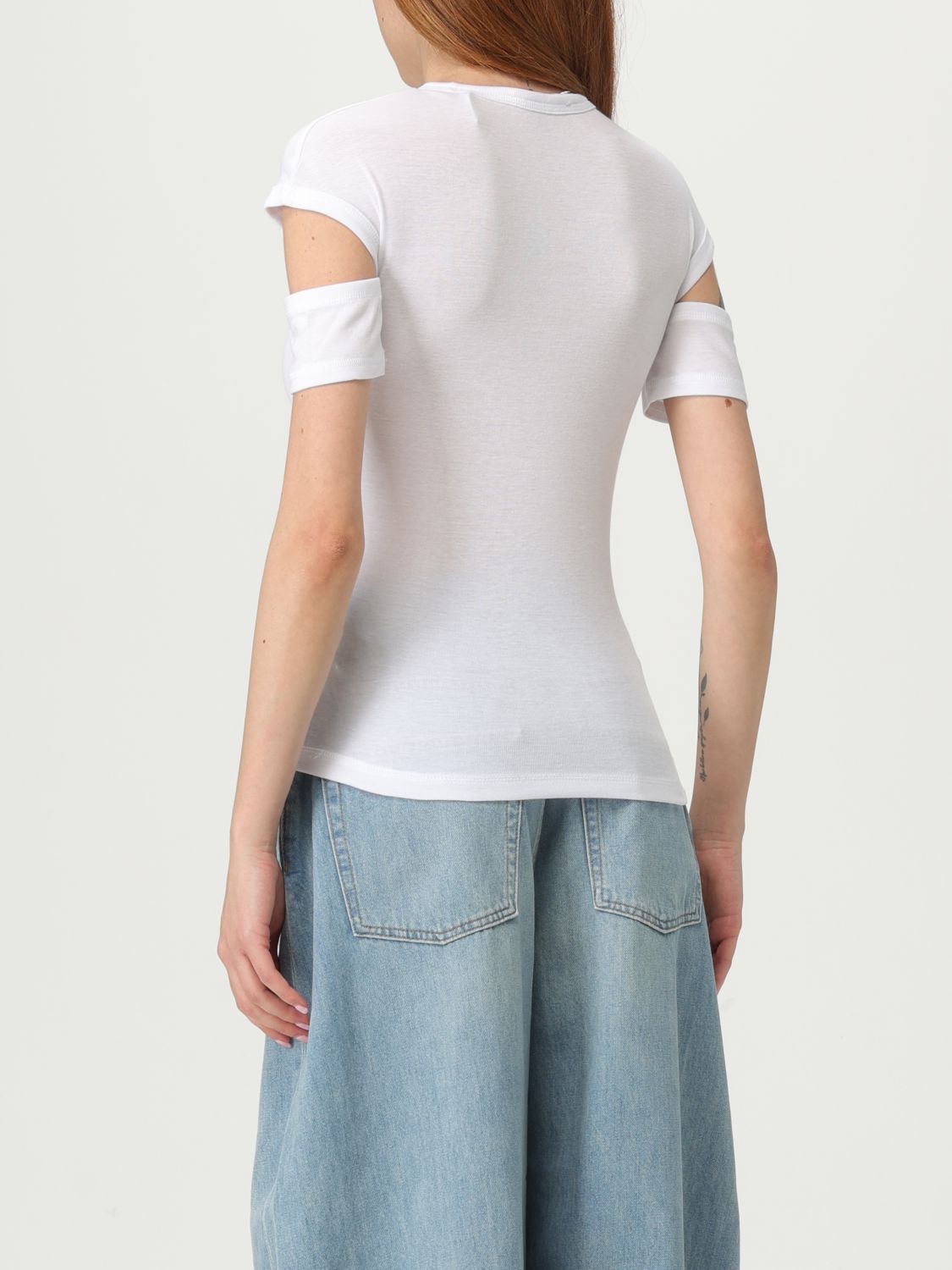 Cut-out T-shirt - Black