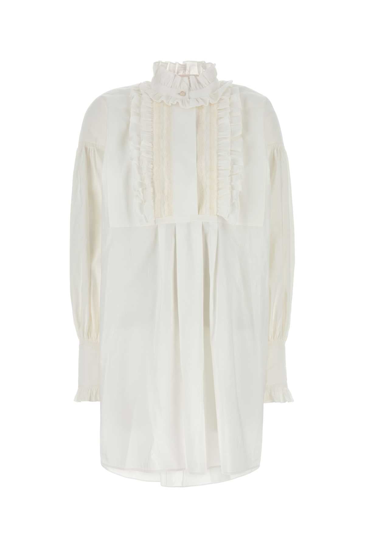 Solid Dress — White