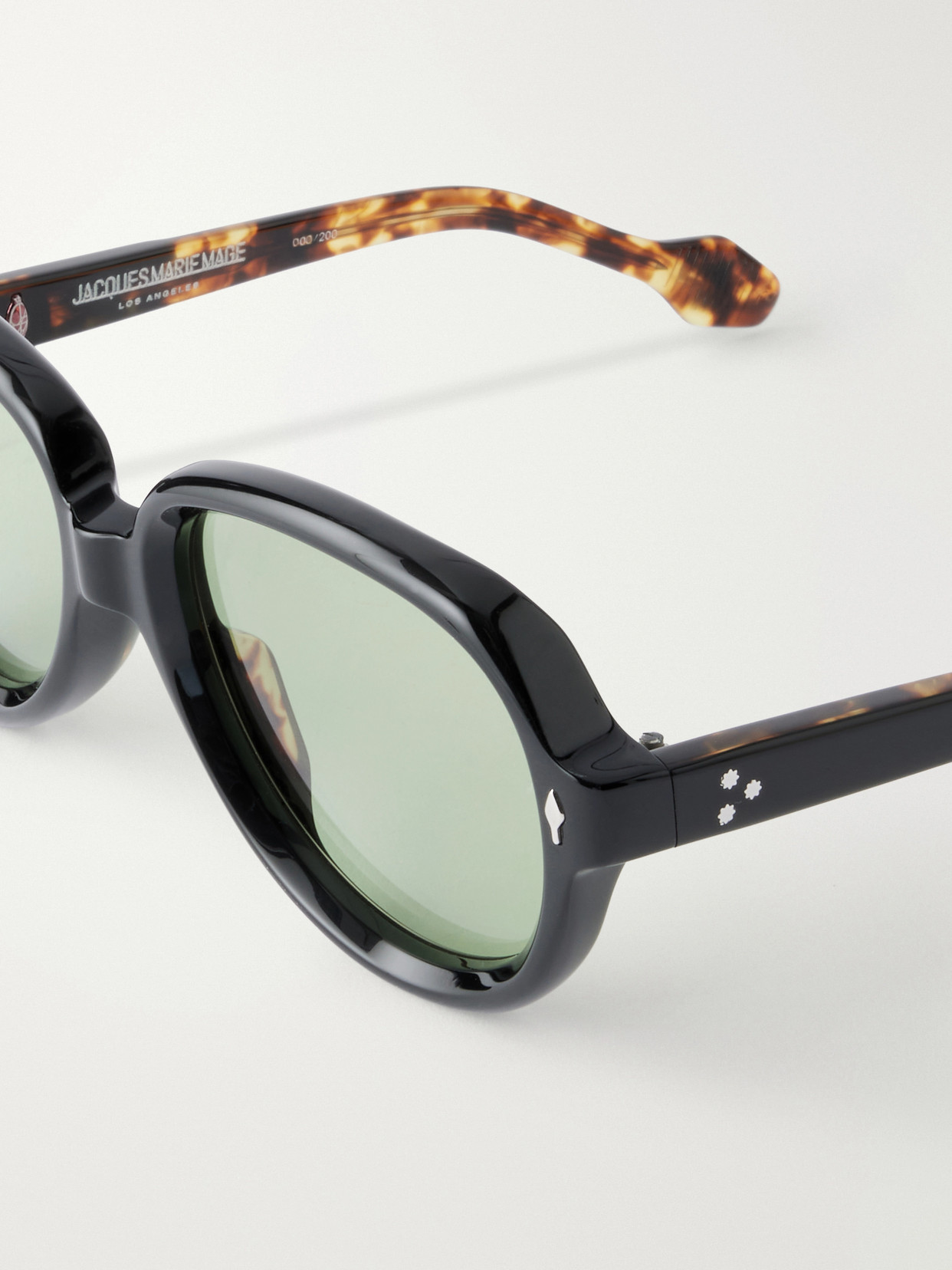+ Lou Lou De La Falaise Louise Aviator-style Acetate Sunglasses - Tortoiseshell