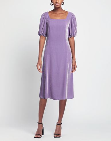 Woman Midi dress Mauve Size 6 Viscose, Silk