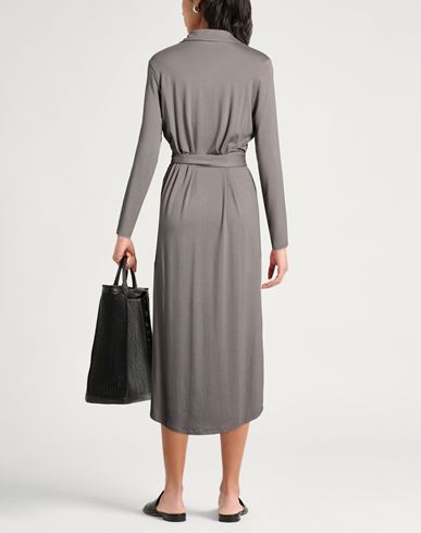 Woman Midi dress Grey Size 1 Viscose, Elastane