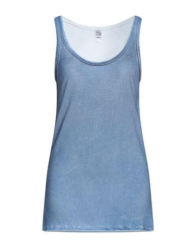 Woman Tank top Blue Size 1 Viscose