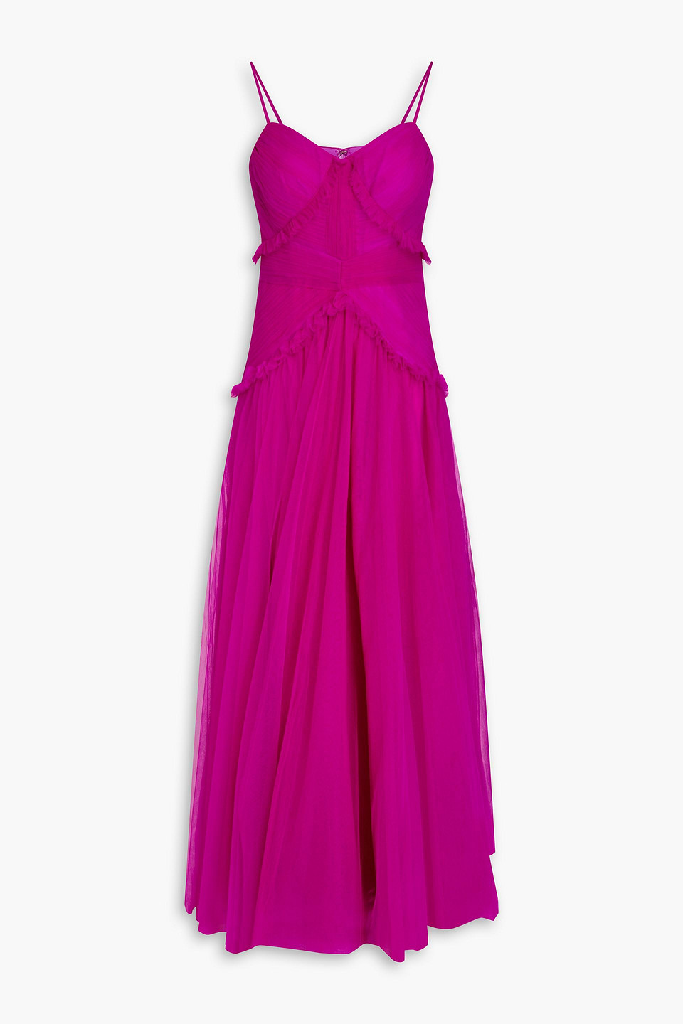 Zac Posen - Pleated tulle gown - Purple - US 10