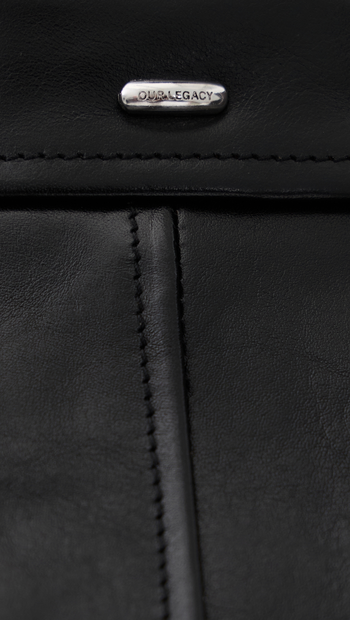 Leather Mini Jacket Black
