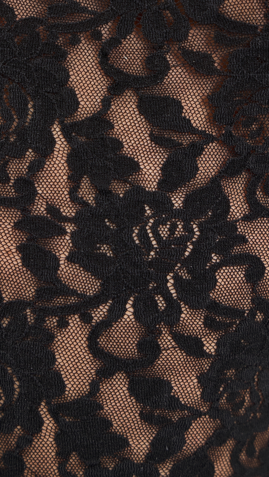 Lace Thong Bodysuit Black