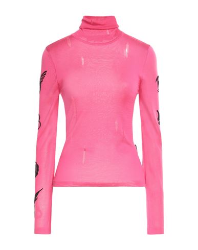 Woman Turtleneck Fuchsia