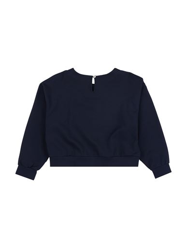 Kid Girl Sweatshirt Navy Size 10 Viscose, Polyamide, Elastane