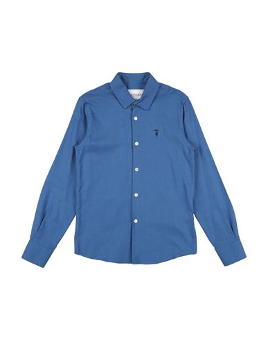 Kid Boy Shirt Blue Size 10 Cotton