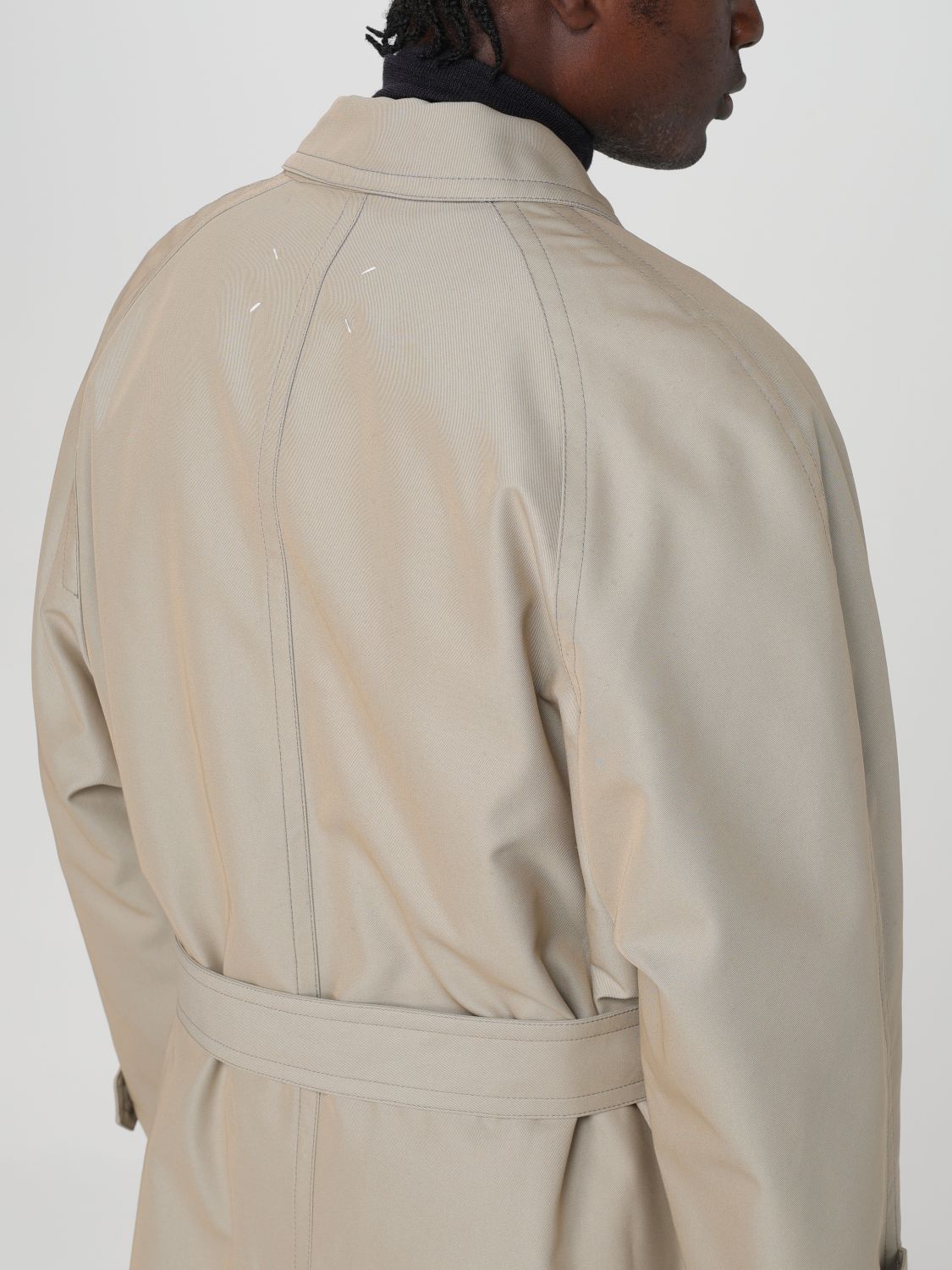 Trench Coat Men color Beige