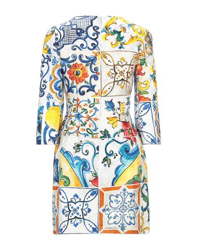Woman Mini dress Ivory Size 0 Cotton, Silk