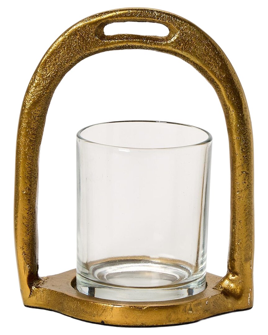 Horseshoe Tealight Candleholder With Removable Glass