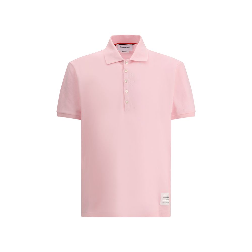 Cotton Polo Shirt — Pink