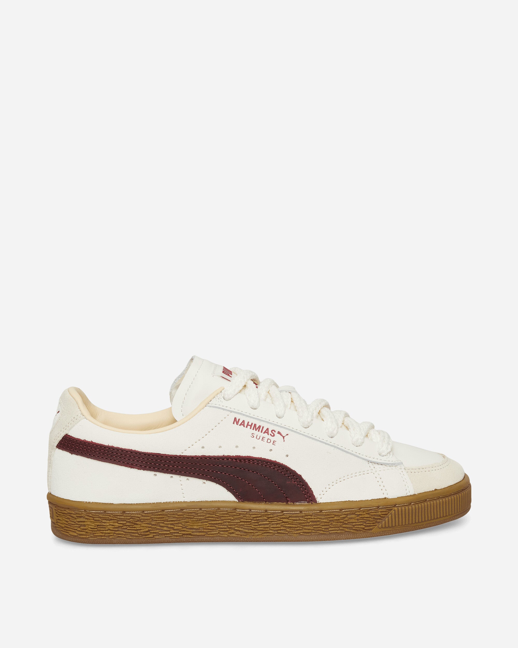 Men's x Nahmais Suede 'Vintage Red' Sneaker Warm White/Archive Gold/For All Time Red