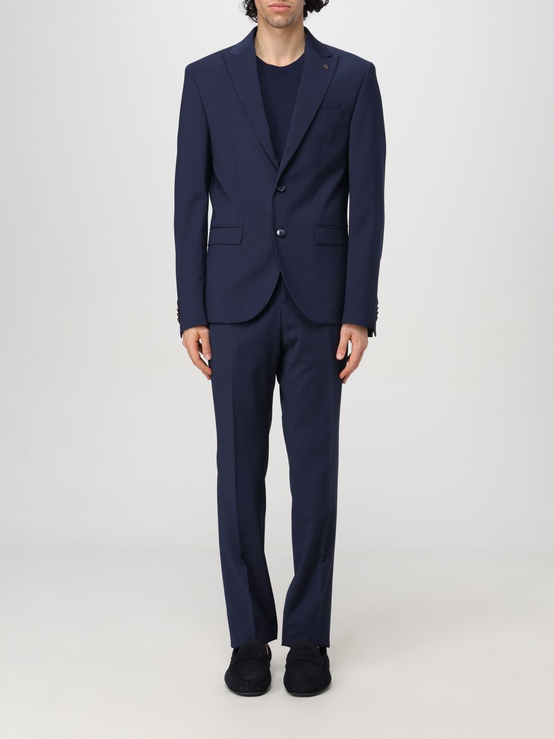 Suit Men color Blue