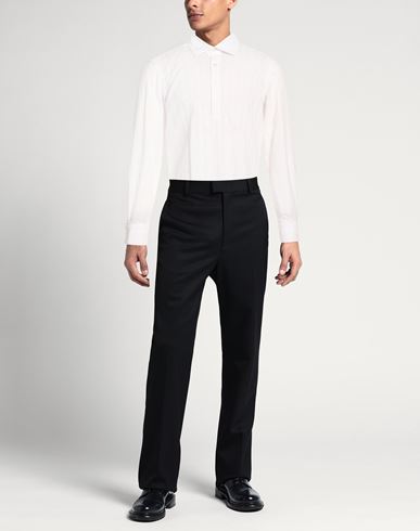 Man Shirt White Size 15 Polyamide, Elastane