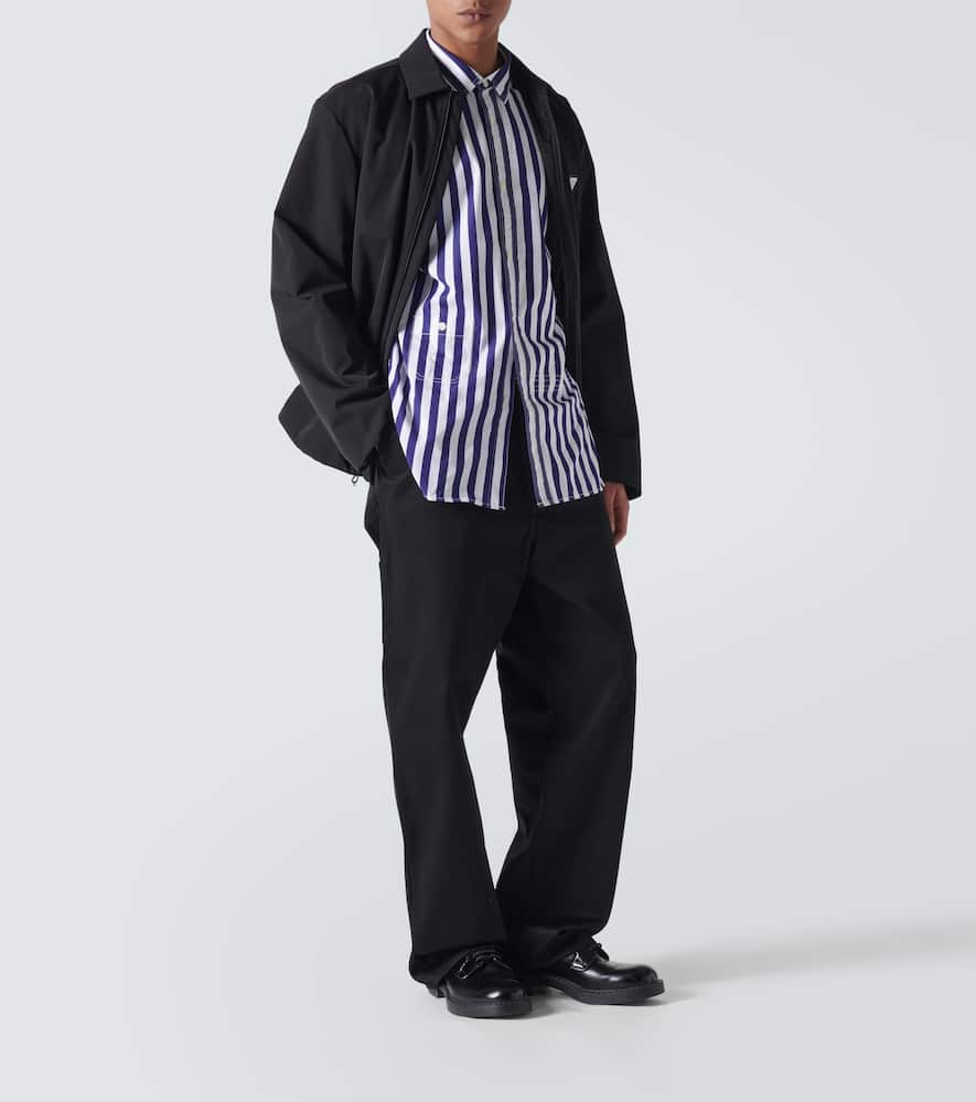 Junya Watanabe x Carhartt striped cotton Bowling shirt