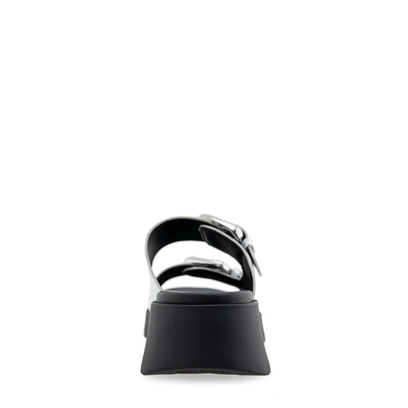 Women's Faith Platform Sandals (Silver Silver Textured)