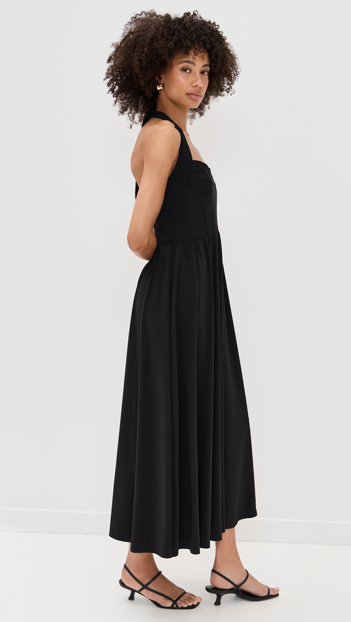 Hill House Home Fleur Dress Black Jersey