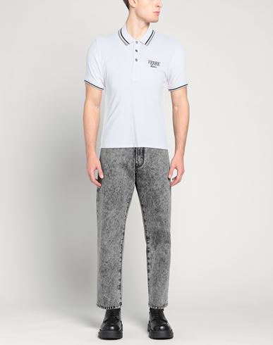 Man Polo shirt White Size M Cotton