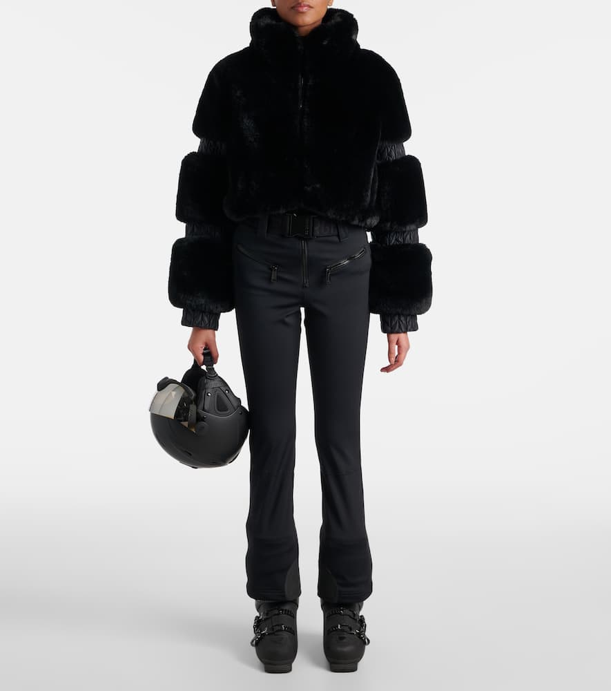 Lieke faux fur-trimmed ski jumpsuit