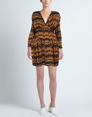 Woman Short dress Mustard