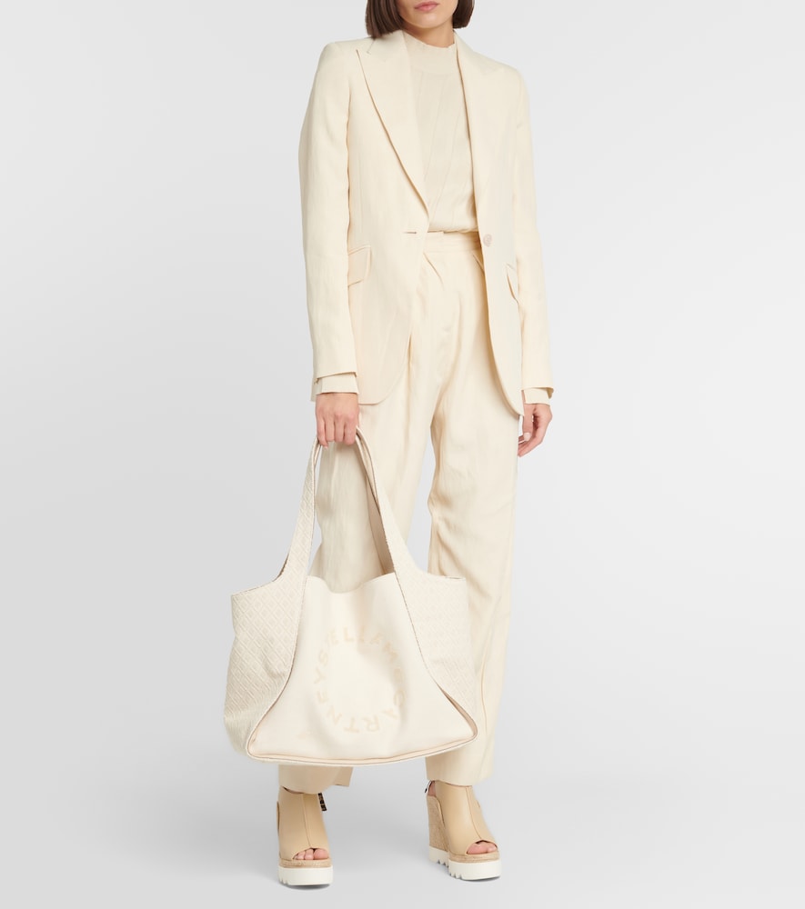Embroidered tote bag