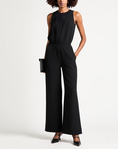 Woman Jumpsuit Black Size 2 Polyester, Elastane
