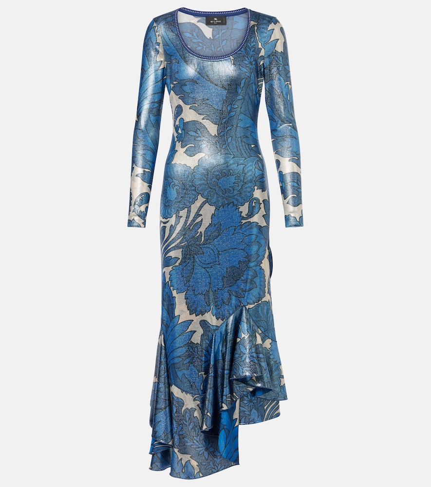 Printed midi dress