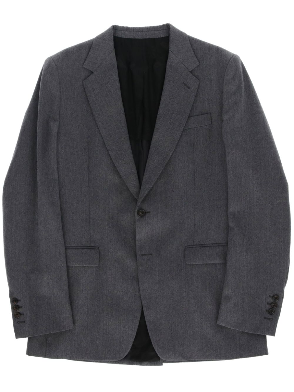 2000s wool blazer - Grey