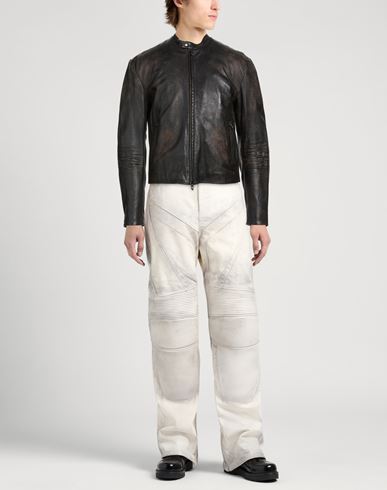 Man Jacket Black Size 36 Sheepskin
