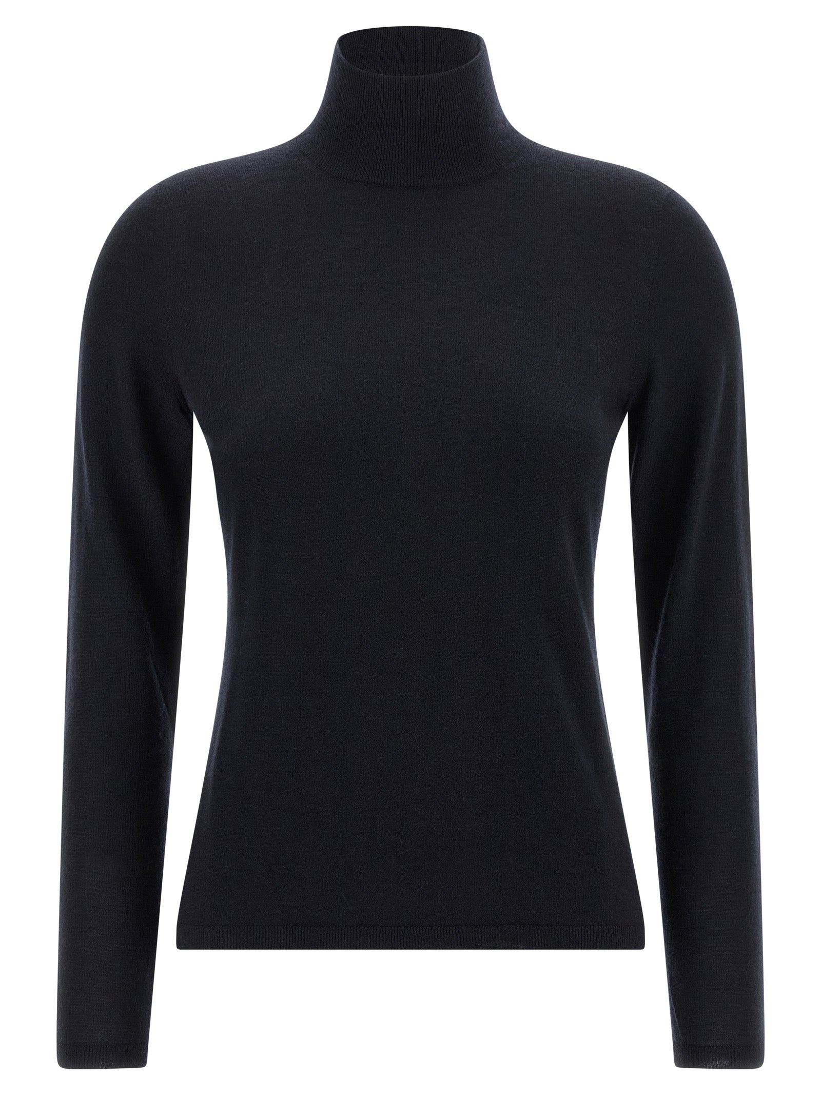 Pure Cashmere Turtleneck — Blue