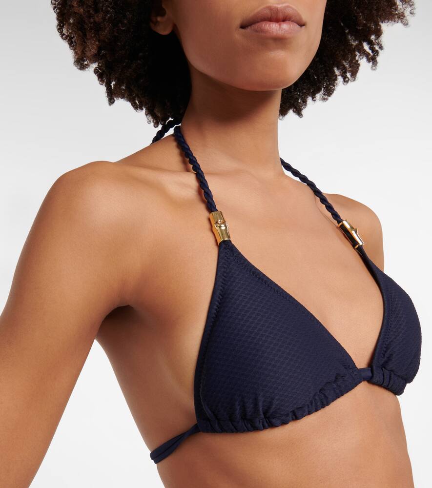 Core triangle bikini top