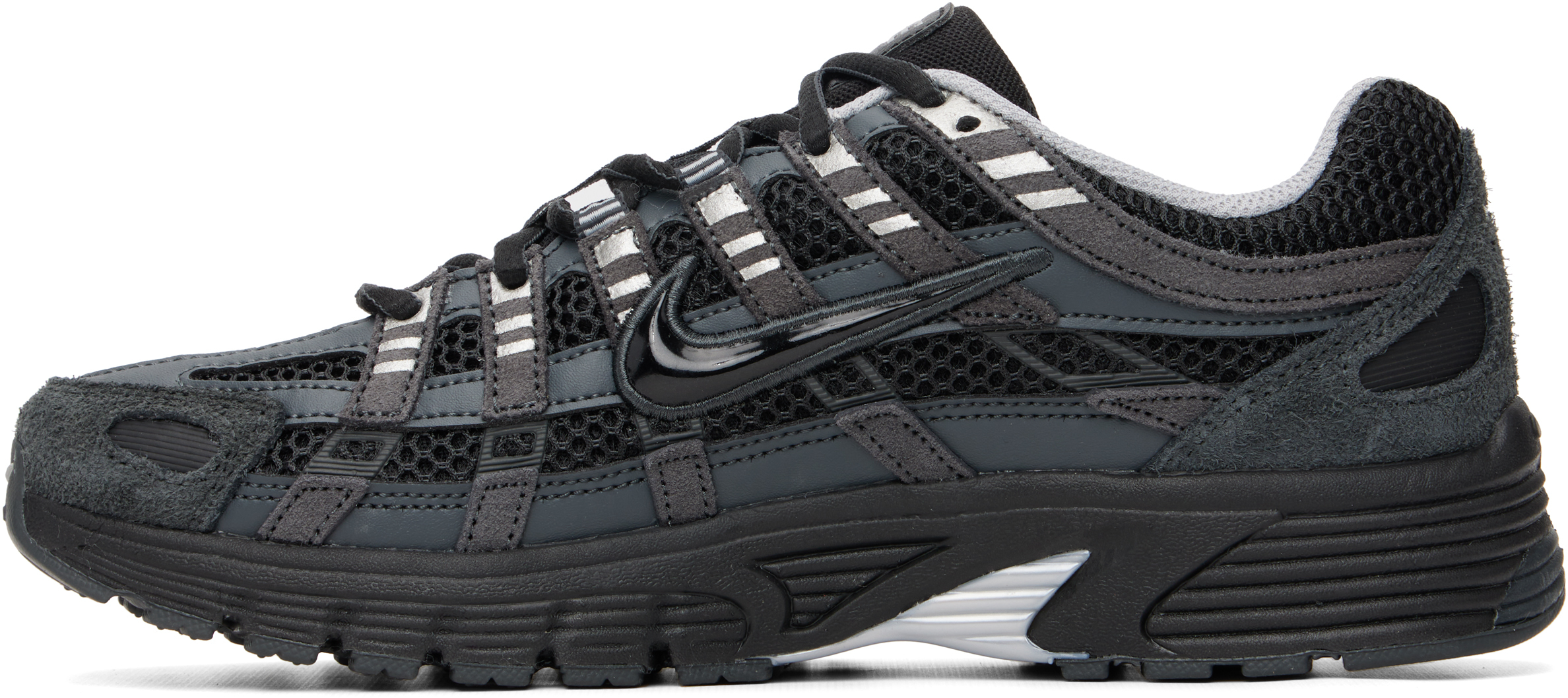 Black P-6000 Suede Sneakers