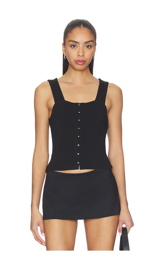 LNA Reef Hook & Eye Tank in Black. - L also in M