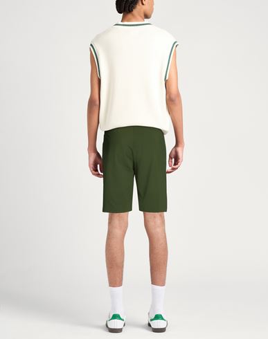 Man Shorts & Bermuda Shorts Military green Size XL Polyamide, Elastane
