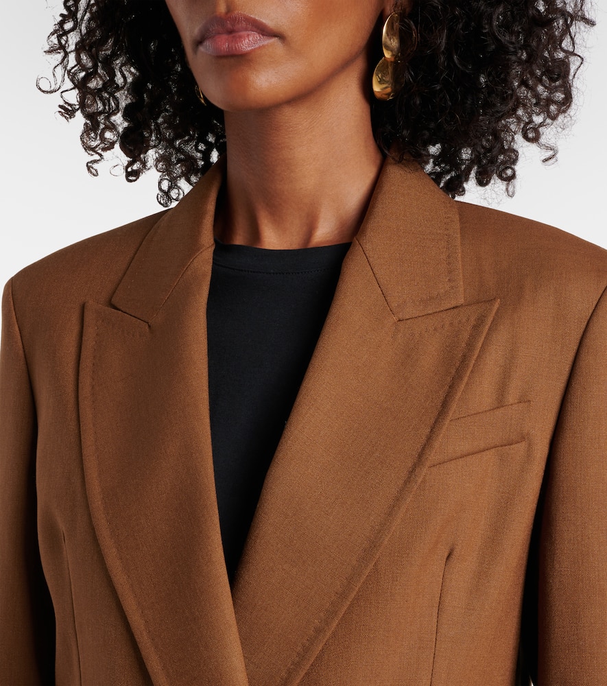 Palanca wool and silk-blend blazer