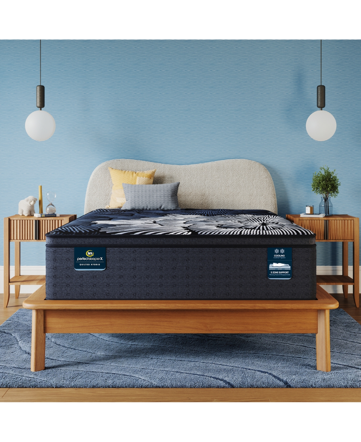 "Perfect Sleeper X Max Plush Pillow Top 15"" Quilted Hybrid Mattress - Twin Xl"