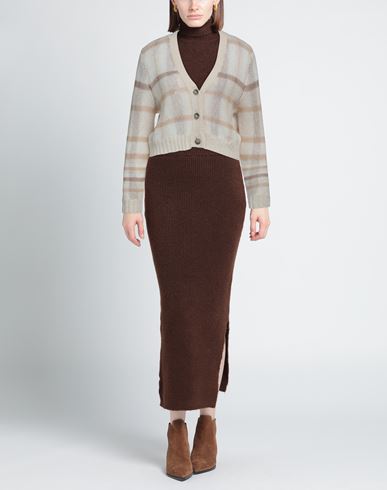 Peserico Woman Cardigan Beige Size 12 Baby alpaca wool, Polyamide, Virgin Wool, Polyester