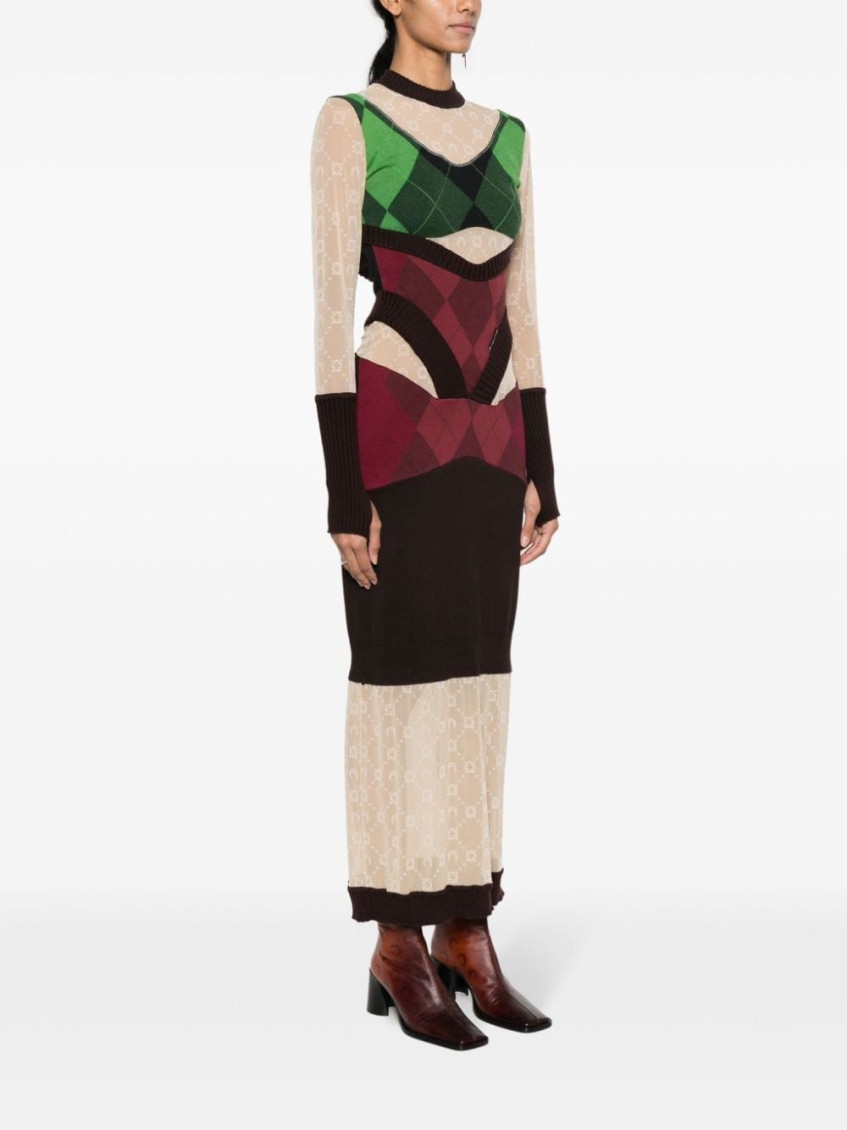 - Wool Long Dress