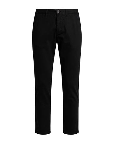 Man Pants Black Size 30 Cotton, Elastane