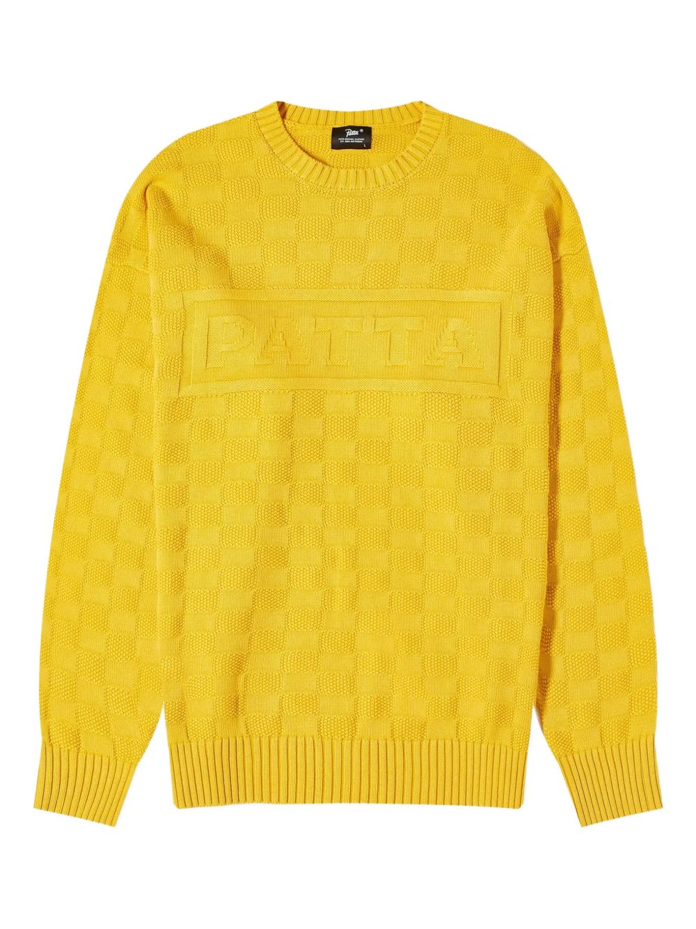PATTA logo-embroidered jumper - Yellow