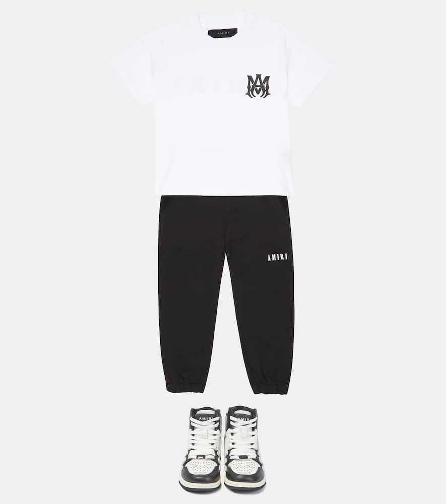 Amiri Kids Skeleton leather high-top sneakers