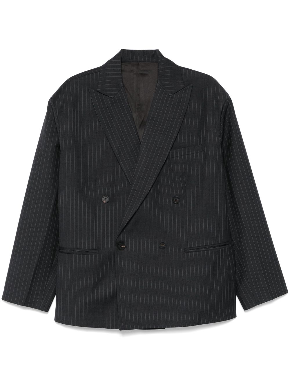 Pinstripe blazer - Grey