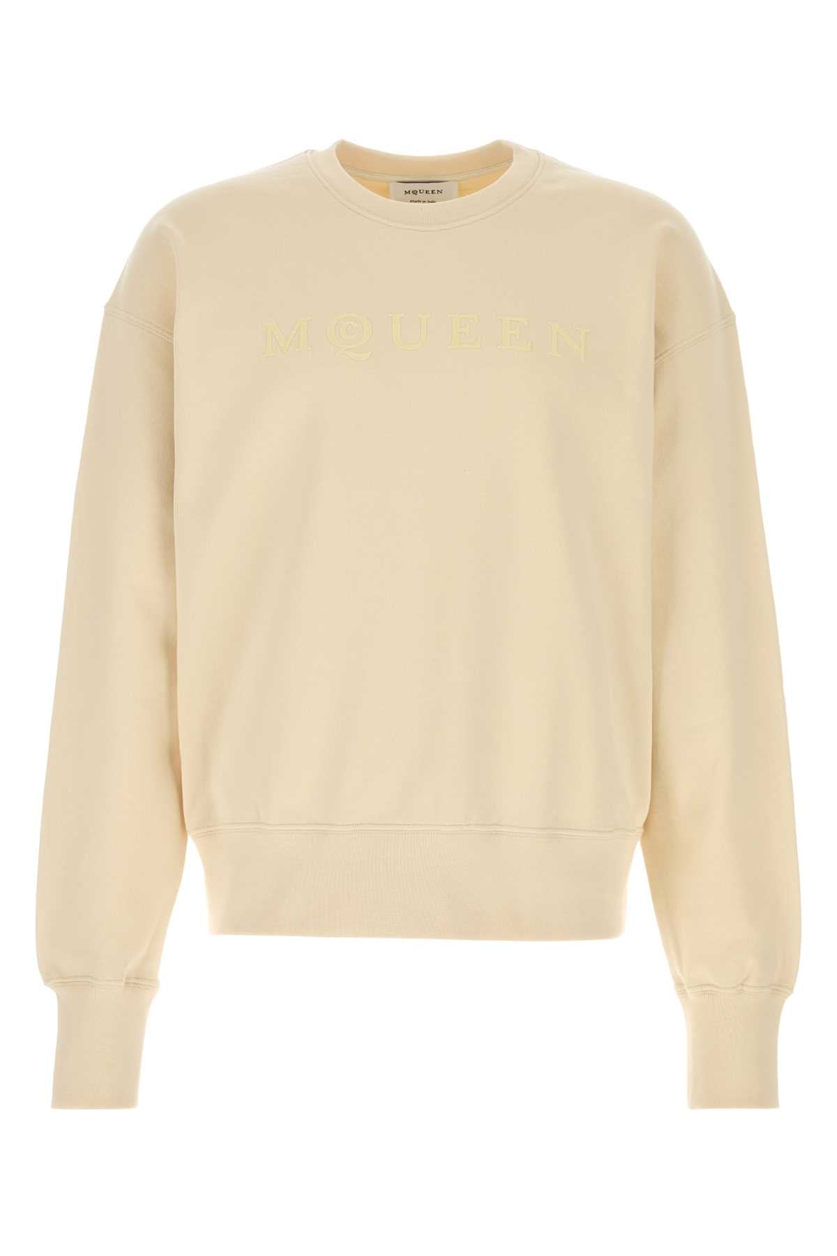 Print Sweatshirt — Beige